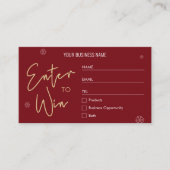 Weihnachtsfeier Eintritt in das Business-Logo-Tick Platzkarte (Vorderseite)