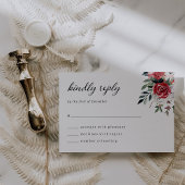 Weihnachtsfeier | Elegante Hochzeit RSVP Karte