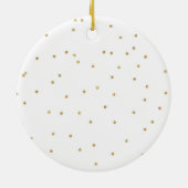 Weihnachtsfeier Erster Weihnachtsfest Verheiratet Keramik Ornament (Hinten)