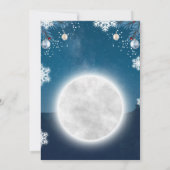 Weihnachtsfeier-Event-Flyer Einladung (Rückseite)