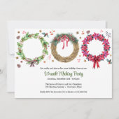 Weihnachtsfeier Feiertagskarte (Vorderseite)