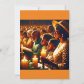 Weihnachtsfeier Feiertagskarte (Vorderseite)