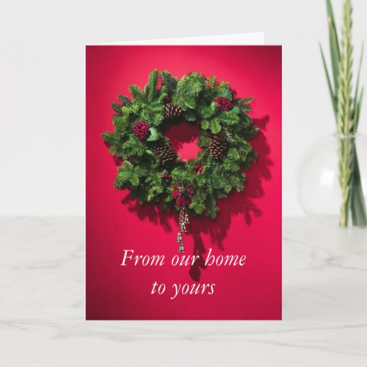 Weihnachtsfeier Feiertagskarte (Vorderseite)