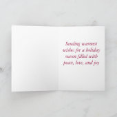 Weihnachtsfeier Feiertagskarte (Innenseite)