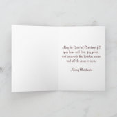 Weihnachtsfeier Feiertagskarte (Innenseite)