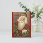 Weihnachtsfeier Feiertagspostkarte (Stehend Vorderseite)