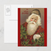 Weihnachtsfeier Feiertagspostkarte (Vorne/Hinten)