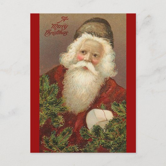 Weihnachtsfeier Feiertagspostkarte (Vorderseite)