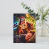 Weihnachtsfeier Feiertagspostkarte (Stehend Vorderseite)