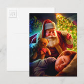 Weihnachtsfeier Feiertagspostkarte (Vorne/Hinten)