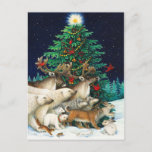 Weihnachtsfeier Feiertagspostkarte<br><div class="desc">Weihnachtsfeier</div>