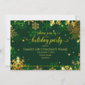 Weihnachtsfeier Flat Einladung 12x18 (Rückseite)