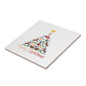 Weihnachtsfeier Fliese (Seite)