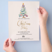 Weihnachtsfeier Flyer (Hand)