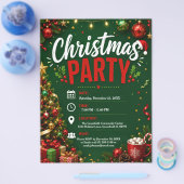 Weihnachtsfeier Flyer (Einzeln)