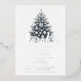 Weihnachtsfeier Folieneinladung