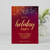 Weihnachtsfeier Folieneinladung (Stehend vorne)