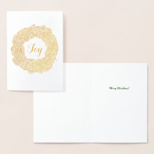 Weihnachtsfeier Folienkarte