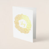 Weihnachtsfeier Folienkarte (Vorderseite)