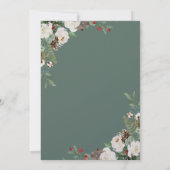 Weihnachtsfeier | Foto Einladung mit Overlay (Rückseite)