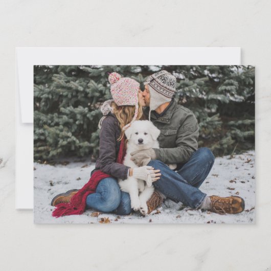 Weihnachtsfeier | FOTO SAVE THE DATE (Rückseite)