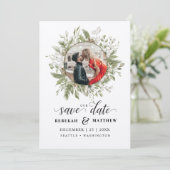 Weihnachtsfeier | FOTO SAVE THE DATE (Stehend Vorderseite)