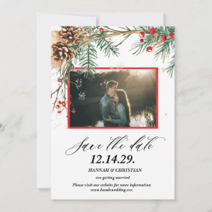 Weihnachtsfeier Foto Sichern Sie das Datum Save The Date