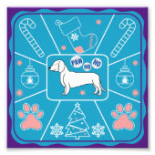 Weihnachtsfeier Fotodruck (Vorne)