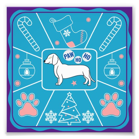 Weihnachtsfeier Fotodruck (Vorne)