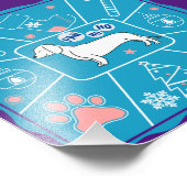 Weihnachtsfeier Fotodruck (Ecke)