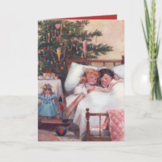 Weihnachtsfeier Frances Brundage Vintager Urlaub Feiertagskarte