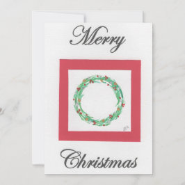 Weihnachtsfeier "Frohe Weihnachten" Feiertagskarte