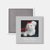 Weihnachtsfeier für Fotos Magnet (Vorderseite/Rückseite)