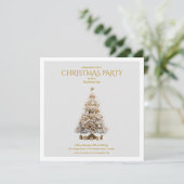 Weihnachtsfeier für Großkonzerne Einladung (Stehend Vorderseite)