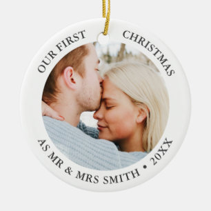 Weihnachtsfeier für Ihre Fotos Keramik Ornament