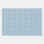 Weihnachtsfeier für Motor Geschenkpapier Set (Vorderseite 3)