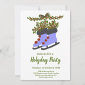 Weihnachtsfeier für Skate Einladung (Vorderseite)