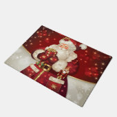 Weihnachtsfeier Fußmatte (Schrägansicht)