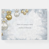 Weihnachtsfeier Gästebuch (Rückseite)