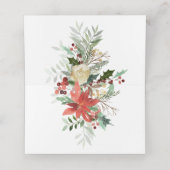 Weihnachtsfeier Geklappte Platzkarte (Innenseite Aufgefaltet)