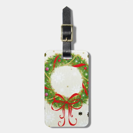 Weihnachtsfeier Gepäckanhänger (Vorderseite vertikal)