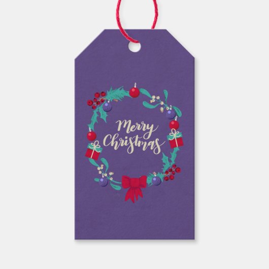 Weihnachtsfeier Geschenkanhänger (Vorderseite)