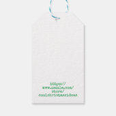 Weihnachtsfeier Geschenkanhänger (Rückseite)