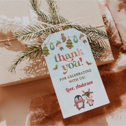 Weihnachtsfeier Geschenkanhänger