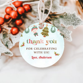 Weihnachtsfeier Geschenkanhänger