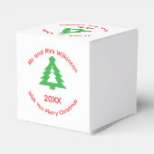 Weihnachtsfeier Geschenkboxen Geschenkschachtel (Rückseite)