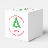 Weihnachtsfeier Geschenkboxen Geschenkschachtel (Rückseite)