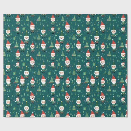 Weihnachtsfeier Geschenkpapier (Flach)