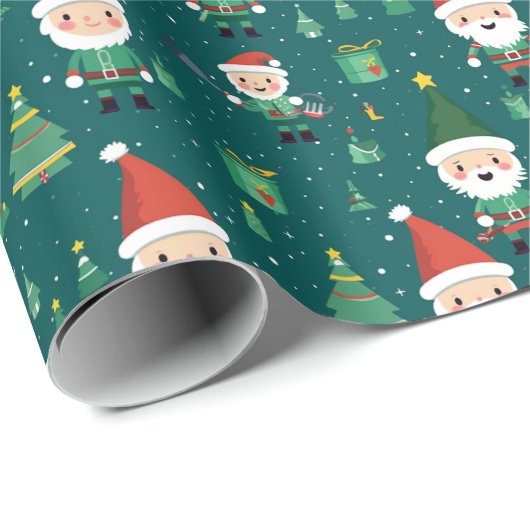 Weihnachtsfeier Geschenkpapier (Rolleneckpunkt)