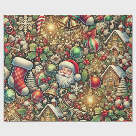 Weihnachtsfeier Geschenkpapier (Flach)